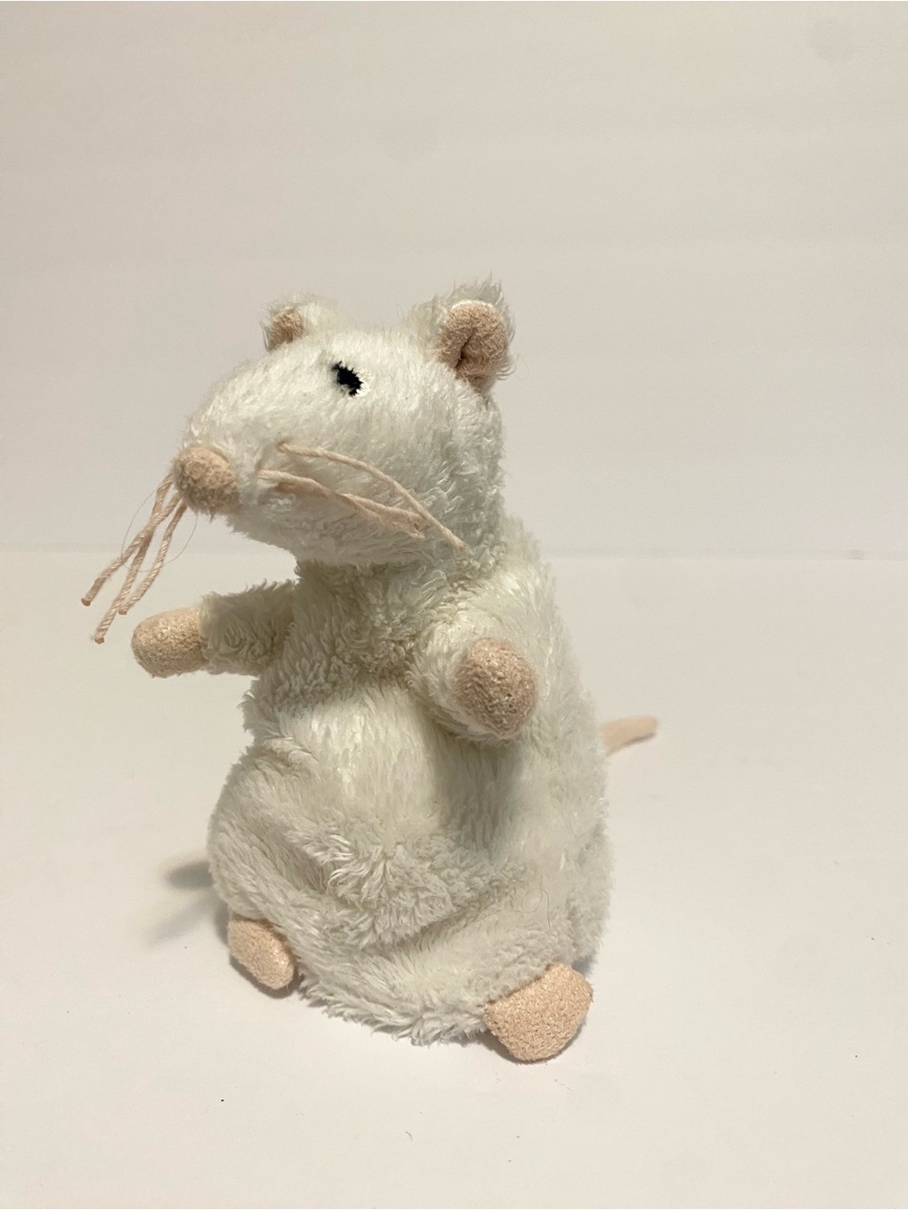 Ikea Gosig Mus White Mouse Rat Plush Stuffed Animal Soft Toy Mice Small 5"